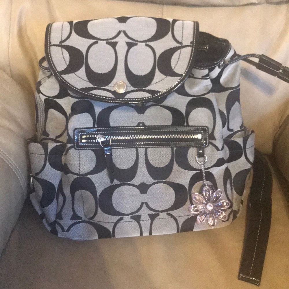 Black Coach backpack